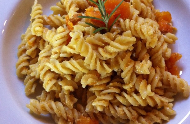 Fusilli con salsa di zucca